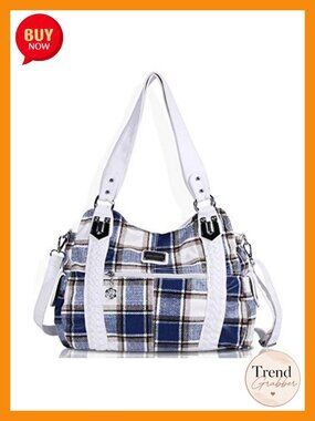 PU Leather Hobo Tote Shoulder Crossbody Bag with Multiple Pockets